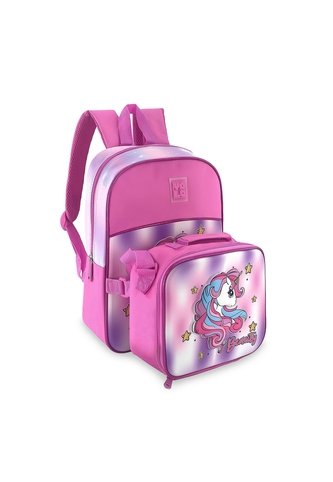 Morral + Lonchera Beauty Fucsia Croydon Para Niña Croydon