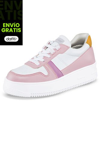 Tenis Razi Bajo Rosa Para Mujer Croydon Croydon