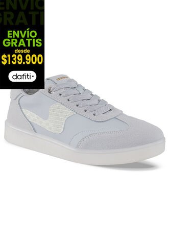 Tenis Urbanos Brendha Gris-Plata Croydon Para Mujer Croydon