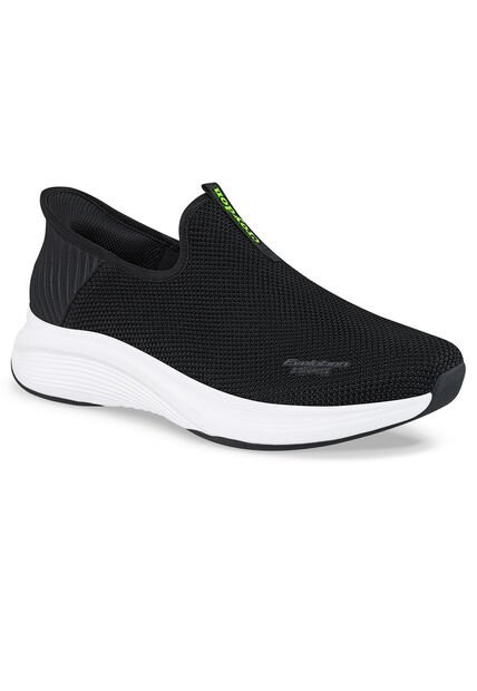 Tenis Para Caminar Temis Negro-Blanco Croydon Para Hombre