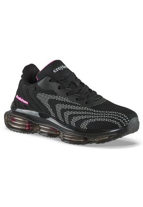 Tenis Running Ulorix Negro-Fucsia Croydon Para Niña