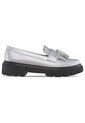 Mocasines Griselda Plata Para Mujer Croydon de Croydon