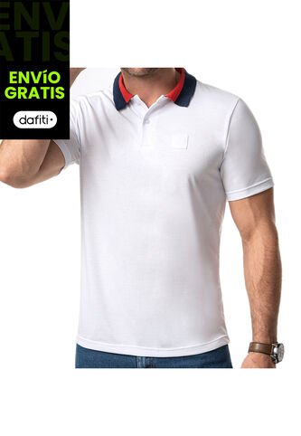 Camiseta Polo Felipe Blanco Para Hombre Croydon Croydon