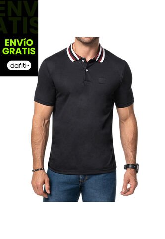 Polo Felipe Negro Para Hombre Croydon Croydon