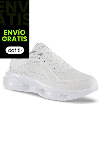 Tenis Running Lumo Blanco-Blanco Croydon Para Mujer Croydon