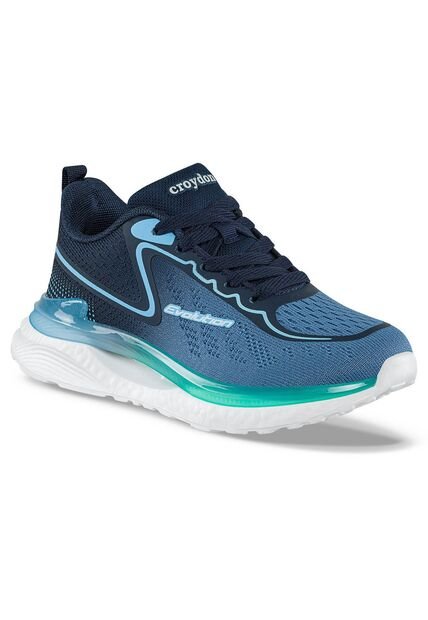 Tenis Running Gemel Azul Croydon Para Niño