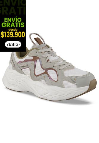 Tenis Urbanos Rucoz Beige Croydon Para Mujer Croydon
