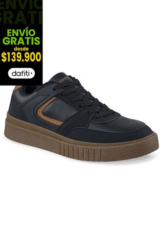 Tenis Urbanos Kidax Negro Croydon Para Hombre Croydon