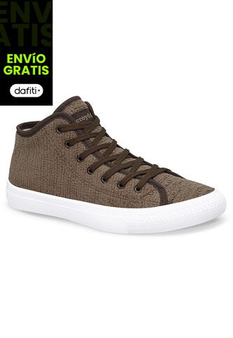 Botines Tadda Alto Café Para Mujer Croydon Croydon