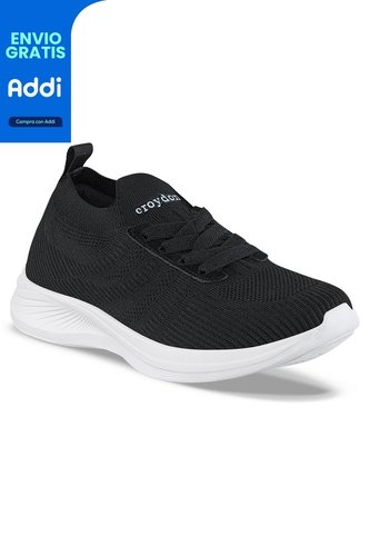 Tenis Para Caminar Stash Negro Croydon Para Mujer Croydon