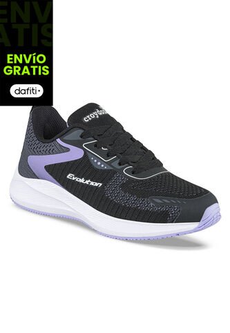 Tenis Running Siron Negro Para Niña Croydon Croydon
