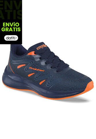 Tenis Running Zayer Azul Osc Para Niño Croydon Croydon