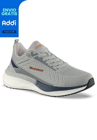 Tenis Running Forok Gris Croydon Para Hombre Croydon