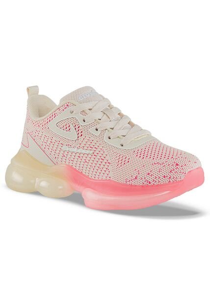 Tenis Running Mesuri Beige Croydon Para Niña