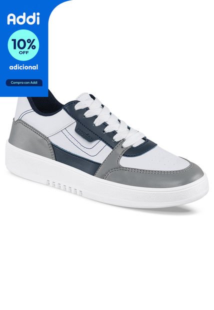 Tenis Tottori Blanco-Gris Para Hombre Croydon
