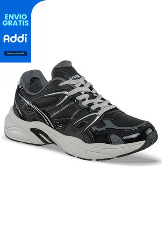 Tenis Urbanos Argame Negro Croydon Para Mujer Croydon