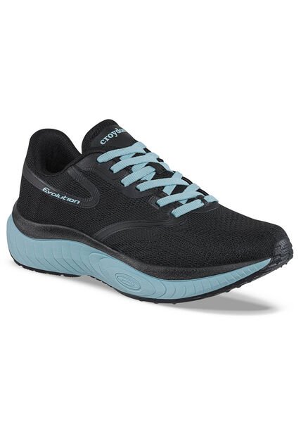 Tenis Running Denser Negro Croydon Para Mujer