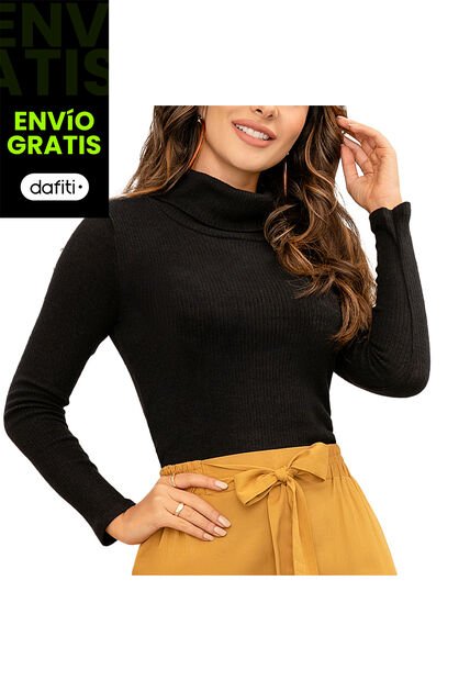 Buzo Melida Negro Para Mujer Croydon