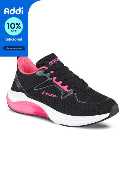 Tenis Rubus Negro Para Niña Croydon