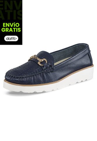 Mocasines Sheila Azul Para Mujer Croydon Croydon