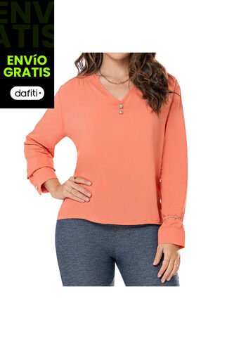 Blusa Denys Coral Para Mujer Croydon Croydon