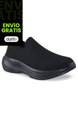 Tenis Para Caminar Shuy Negro-Negro Croydon Para Hombre Croydon