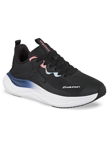 Tenis Running Yemper Negro Croydon Para Mujer