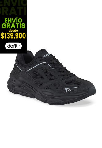 Tenis Urbanos Yaqoj Negro Croydon Para Hombre Croydon