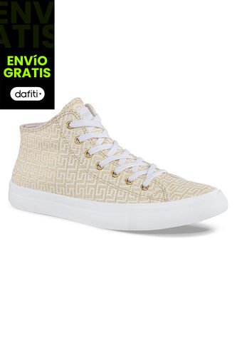 Botines Ania Alto Oro Para Mujer Croydon Croydon