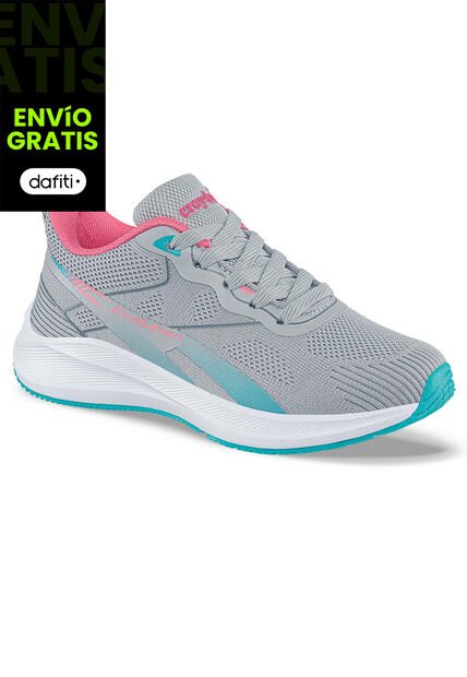Tenis Necos Gris Para Niña Croydon
