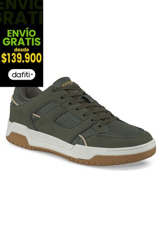 Tenis Urbanos Qabar Verde Osc Croydon Para Hombre Croydon
