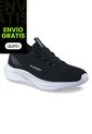 Tenis Para Caminar Vorinux Negro-Blanco Croydon Para Hombre de Croydon