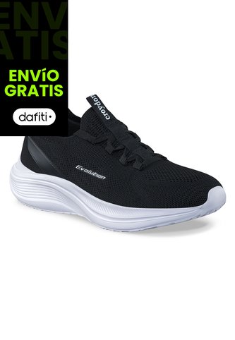 Tenis Para Caminar Vorinux Negro-Blanco Croydon Para Hombre Croydon