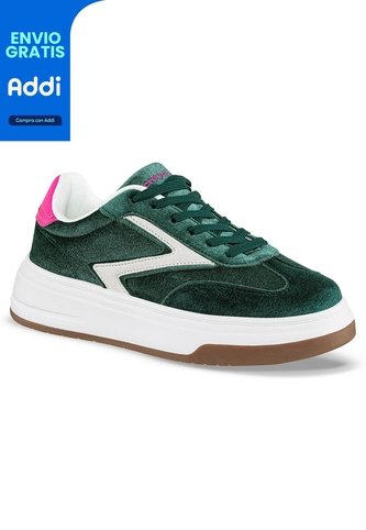 Tenis Slinder Verde Croydon Para Mujer Croydon