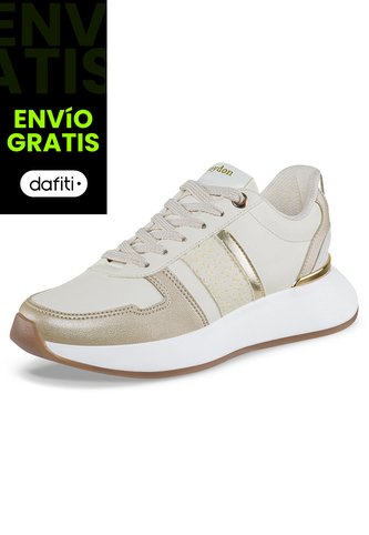 Tenis Urbanos Zamai Beige Croydon Para Mujer Croydon