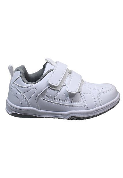 Croydon Tenis Colegial Velcro Blanco