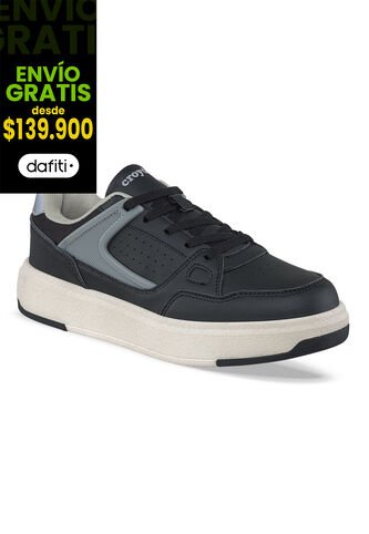 Tenis Urbanos Dibar Negro Croydon Para Hombre Croydon