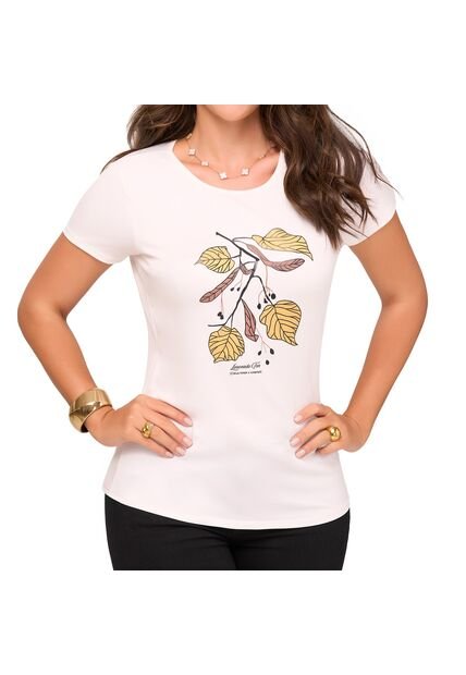 Camiseta Lavanda Marfil Croydon Para Mujer