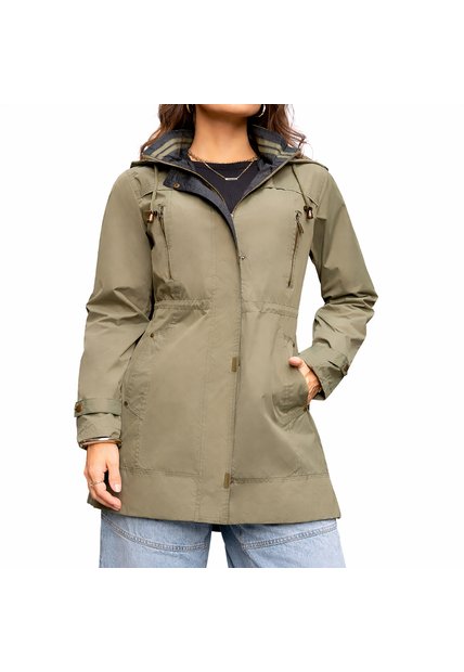Chaqueta Alif Verde Croydon Para Mujer