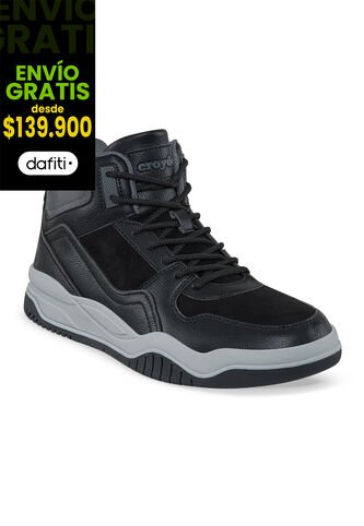 Tenis Urbanos Cabar Negro Croydon Para Hombre Croydon