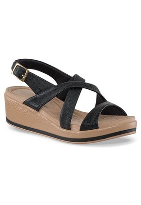 Sandalias Tacón Andrey Negro Croydon Para Mujer