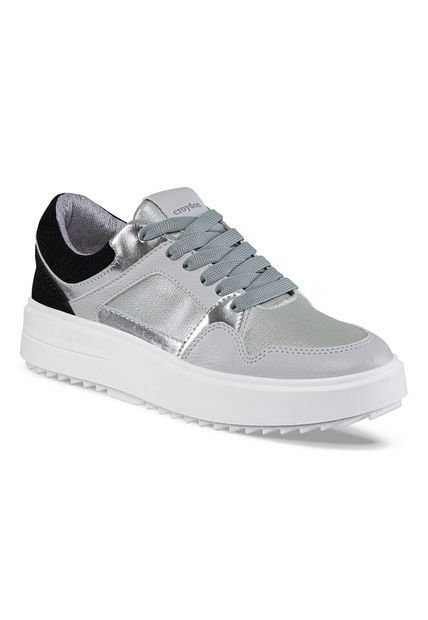 Tenis Herlinda Plata Para Mujer Croydon
