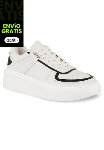 Tenis Sidny Blanco-Neg Para Mujer Croydon Croydon