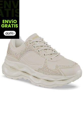 Tenis Quiver Beige Para Mujer Croydon Croydon
