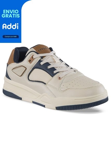 Tenis Urbanos Dixo Beige Croydon Para Hombre