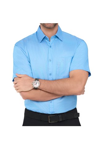 Camisa Teo Mc Azul Celeste Croydon Para Hombre Croydon