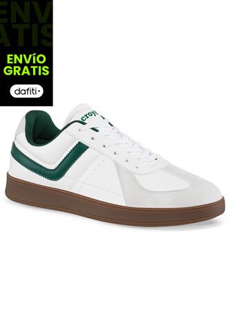 Tenis Pinal Blanco-Verde Para Hombre Croydon Croydon