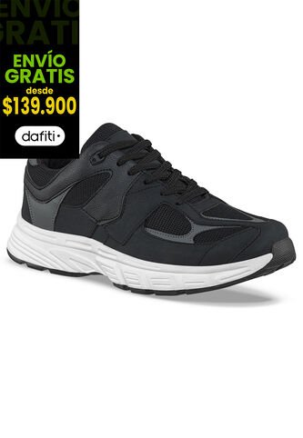 Tenis Urbanos Tyron Negro Croydon Para Hombre Croydon