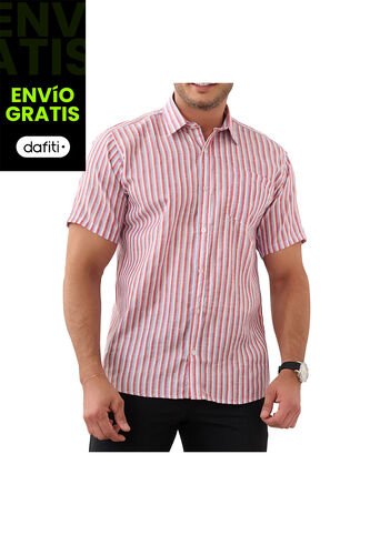 Camisa Mario Rojo Croydon Para Hombre Croydon