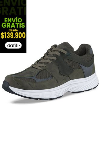 Tenis Urbanos Tyron Verde Militar Croydon Para Hombre Croydon